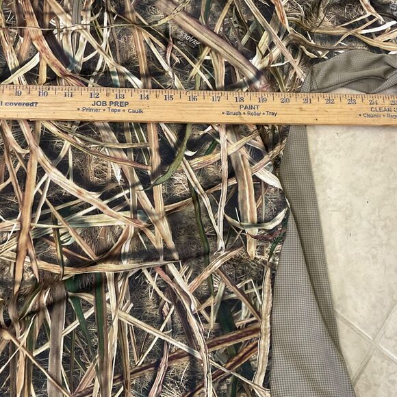 Mossy Oak Blades 1/4 Zip Shirt Men's L Tan Camo Performance Pullover - Picture 8 of 12